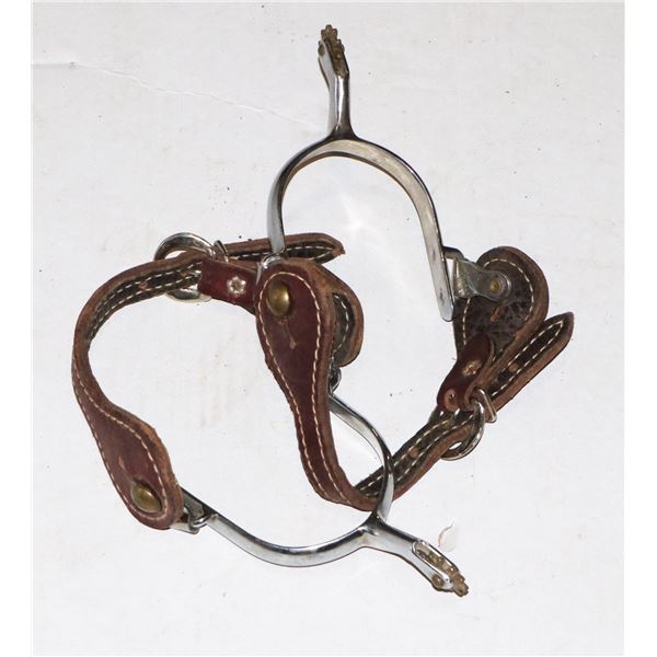 SET OF HORSE SPURS