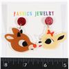 Image 1 : NEW RUDOLPH AND CLARICE THEME DROP EARRINGS