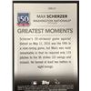 Image 2 : 2019 TOPPS Max Scherzer SP