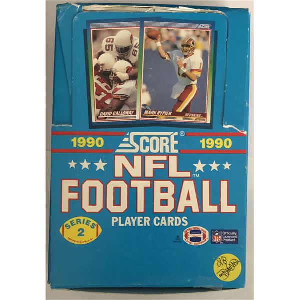 1990 SCORE NFL SERIES II wax box