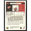 Image 2 : 2005-06 UPPER DECK VICTORY JOHN FRANZEN ROOKIE CARD