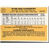 Image 2 : 1983 DONRUSS Ryne Sandberg (RC) (HOF)