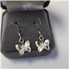 Image 1 : SILVER BUTTERFLY EARRINGS