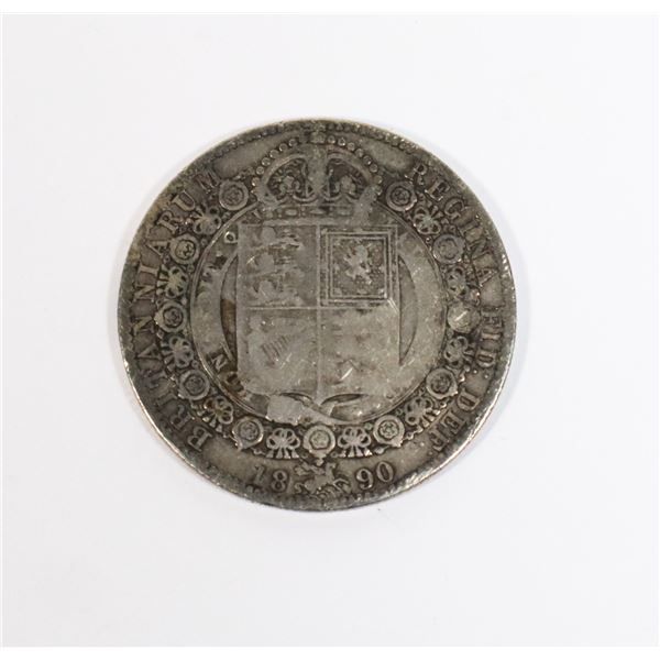 SILVER VICTORIA 1890 COIN
