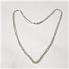 Image 1 : SILVER 18" TRIPLET LAYER NECKLACE