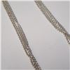 Image 2 : SILVER 18" TRIPLET LAYER NECKLACE