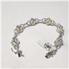 Image 1 : SILVER CZ 12.12G 7" BRACELET