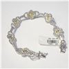 Image 3 : SILVER CZ 12.12G 7" BRACELET