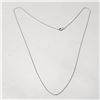 Image 1 : 10K WHITE GOLD 16" 0.3G NECKLACE