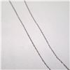 Image 2 : 10K WHITE GOLD 16" 0.3G NECKLACE
