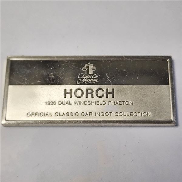 SILVER 20.54G VINTAGE CAR BAR
