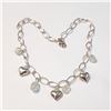 Image 1 : SILVER 16.71G GENUINE GEMSTONE 15" NECKLACE