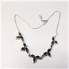 Image 2 : SILVER LOLITE 18" NECKLACE