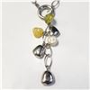 Image 2 : SILVER 22G 17" GENUINE GEMSTONE NECKLACE