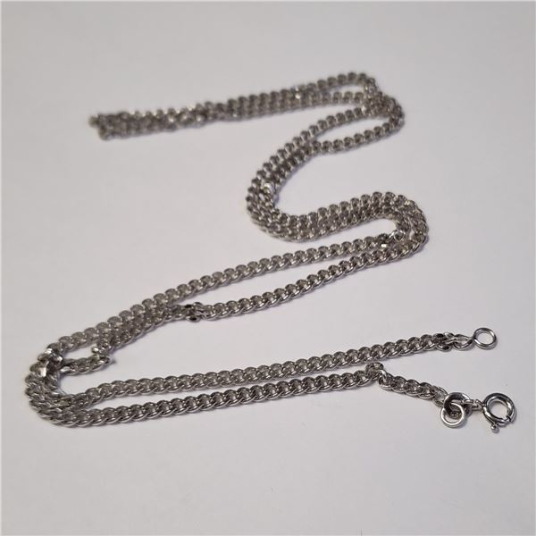 SILVER 11.53G 24" NECKLACE