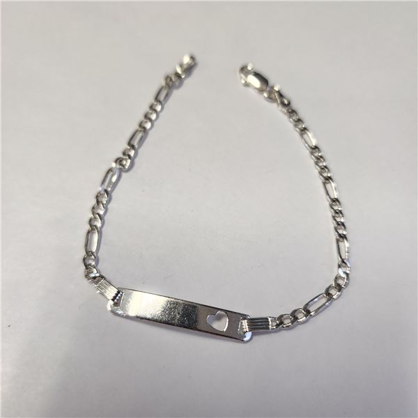 SILVER 4.11G 7" BRACELET