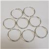 Image 1 : SILVER LOT OF 4 HOOPS EARRINGS