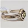 Image 2 : SILVER PERIDOT RING (~SIZE 8)(~WEIGHT 3.7G)