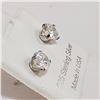 Image 2 : SILVER CUBIC ZIRCONIA EARRINGS