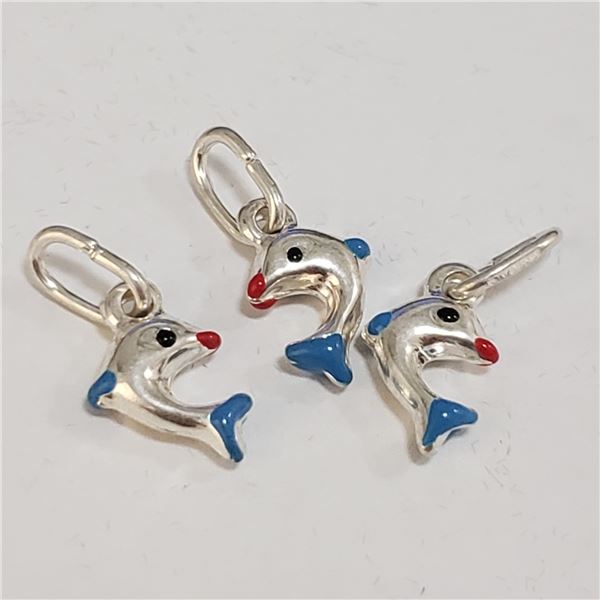 SILVER LOT OF 3 PENDANT