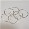 Image 1 : SILVER LOT OF 3 HOOPS EARRINGS(~WEIGHT 4.14G)