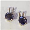 Image 1 : SILVER LOT OF 2 IOLITE PENDANT