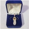 Image 4 : SILVER MOONSTONE CITRINE PENDANT(~WEIGHT 4.33G)