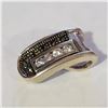 Image 3 : SILVER MARCASITE CUBIC ZIRCONIA PENDANT