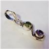 Image 2 : SILVER PERIDOT AMETHYST PENDANT