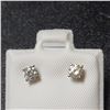 Image 1 : 14K WHITE GOLD DIAMOND (0.4CT,SI1-2,G-H) EARRINGS
