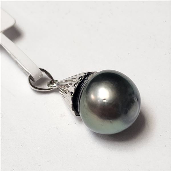 SILVER TAHITIAN PEARL 14MM PENDANT