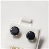 Image 3 : 10K WHITE GOLD BLACK MOISSANITE(1.9CT) EARRINGS