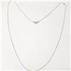 Image 1 : 14K YELLOW GOLD 0.23G 18" NECKLACE