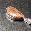 Image 1 : SILVER CANADIAN AMMOLITE PENDANT