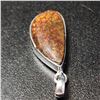 Image 2 : SILVER CANADIAN AMMOLITE PENDANT