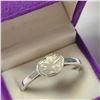 Image 2 : SILVER DIAMOND BEZEL SET (0.56CT) RING