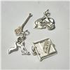 Image 1 : SILVER PACK OF 4 7.74G PENDANT