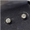 Image 2 : 14K YELLOW GOLD CZ EARRINGS