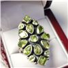 Image 2 : SILVER PERIDOT(10.4CT) RING