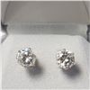 Image 1 : 10K YELLOW GOLD CZ 6.5MM EARRINGS