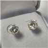 Image 2 : 10K YELLOW GOLD CZ 6.5MM EARRINGS