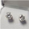 Image 3 : 10K YELLOW GOLD CZ 6.5MM EARRINGS