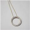 Image 1 : 10K YELLOW GOLD CZ 18" NECKLACE