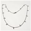 Image 1 : 10K WHITE GOLD 16" 4.23G NECKLACE