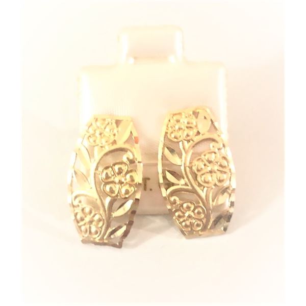 10K YELLOW GOLD VINTAGE EARRINGS