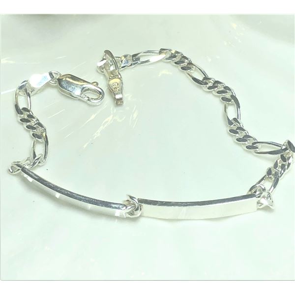 SILVER 7.5" BRACELET