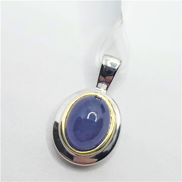 SILVER TANZANITE(1.7CT) PENDANT