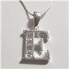 Image 1 : SILVER CUBIC ZIRCONIA  NECKLACE