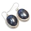 Image 3 : SILVER GEMSTONE EARRINGS (~WEIGHT 22.26G)