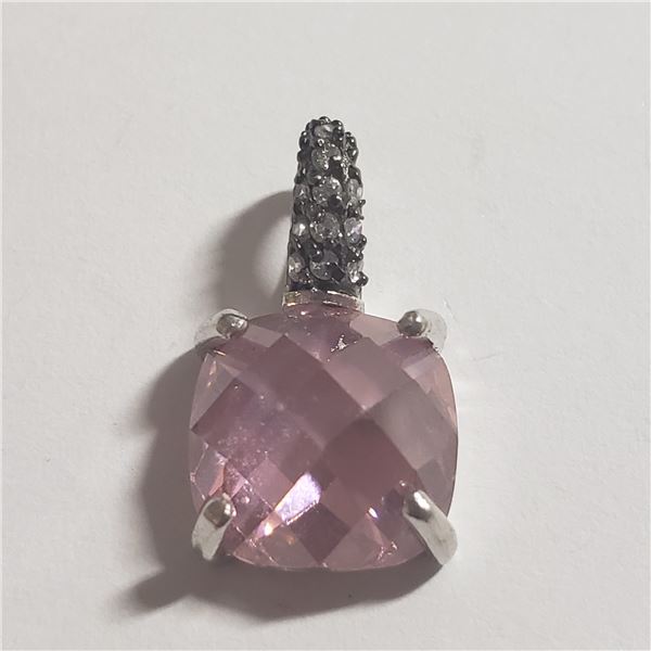 SILVER(CZCT)  PENDANT (~WEIGHT 3.36G)